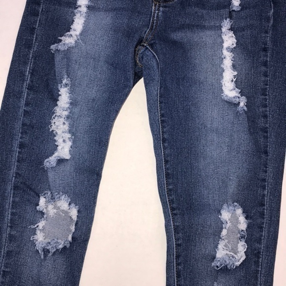 Fashion Nova Say Yes To Distress Jeans - Picture 8 of 11
